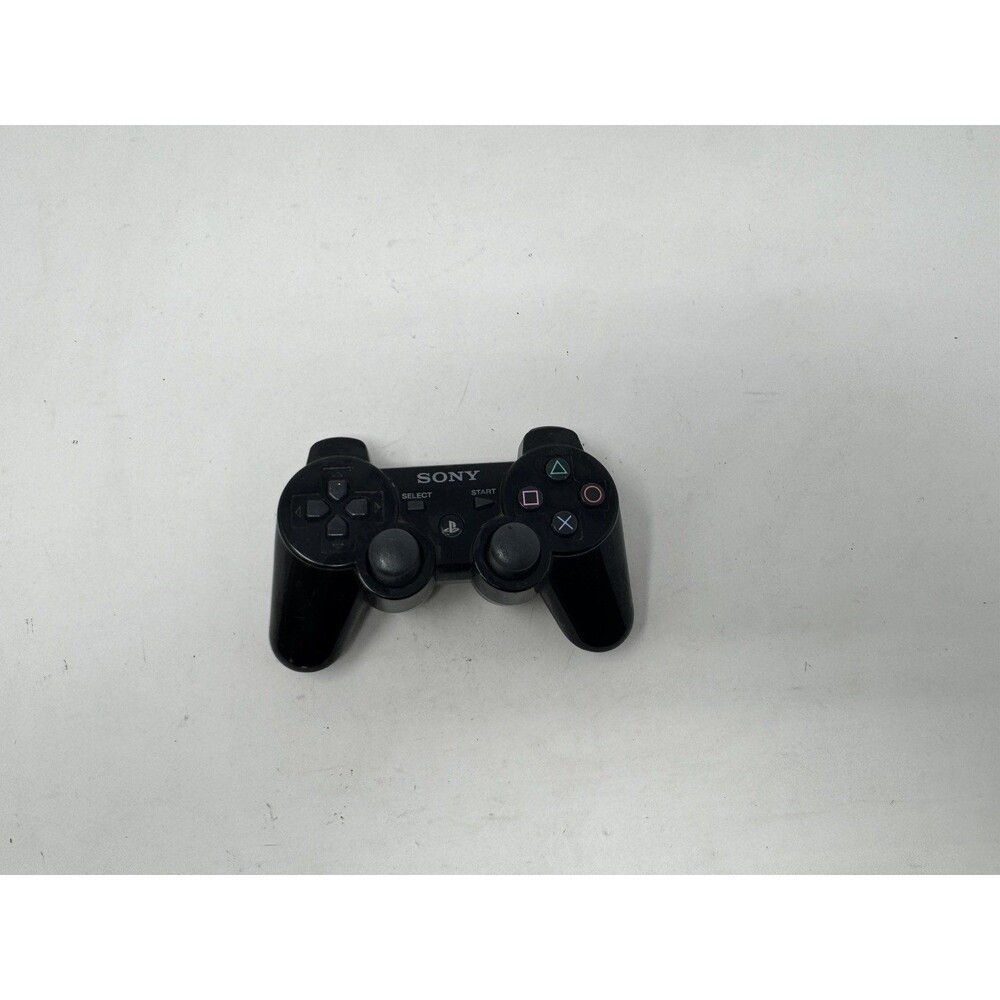 Sony PlayStation 3 PS3 DualShock 3 Sixaxis Controller Black CECHZC2U (Read)